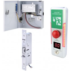 ICS EDS-ENFORCER Escape Door System With PSU & Electric Mortice Lock Monitored