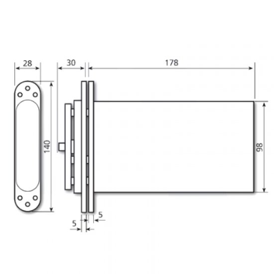 Powermatic R100 Concealed Door Closer