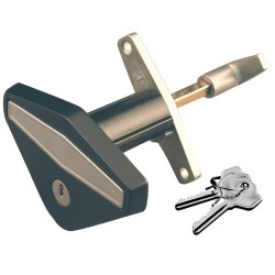 Starfleet Flush Fitting Anti Vandal Garage Door Lock