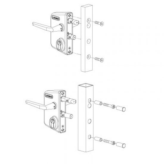 Locinox Surface Mounted Gate Lock