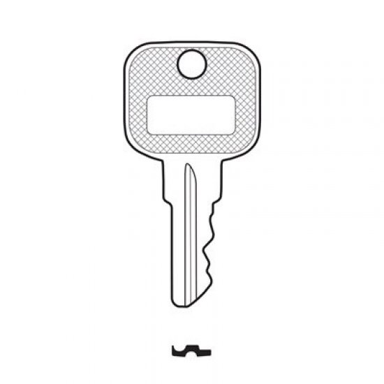 Key For Tractors, Plant, Industrial Vehicles, CH4