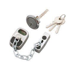 Asec Door Chain with External Cylinder