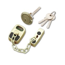 Asec Door Chain with External Cylinder