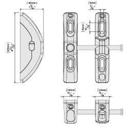 D&D TL01 Toggle Gate Latch