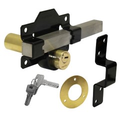 A Perry Double Locking Long Throw Gate Lock