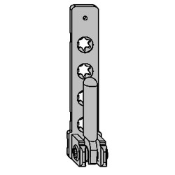 Maco TBT Pivot Post 52483 With 3mm Positioning Pin To Suit UPVC