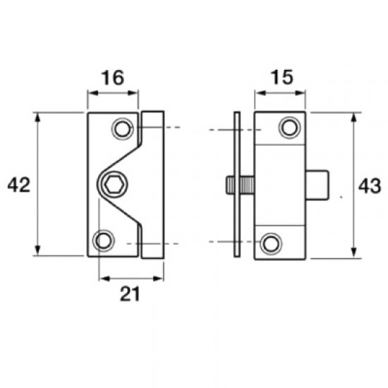 Yale 8K118 Multi-Pack Wooden Casement Window Lock