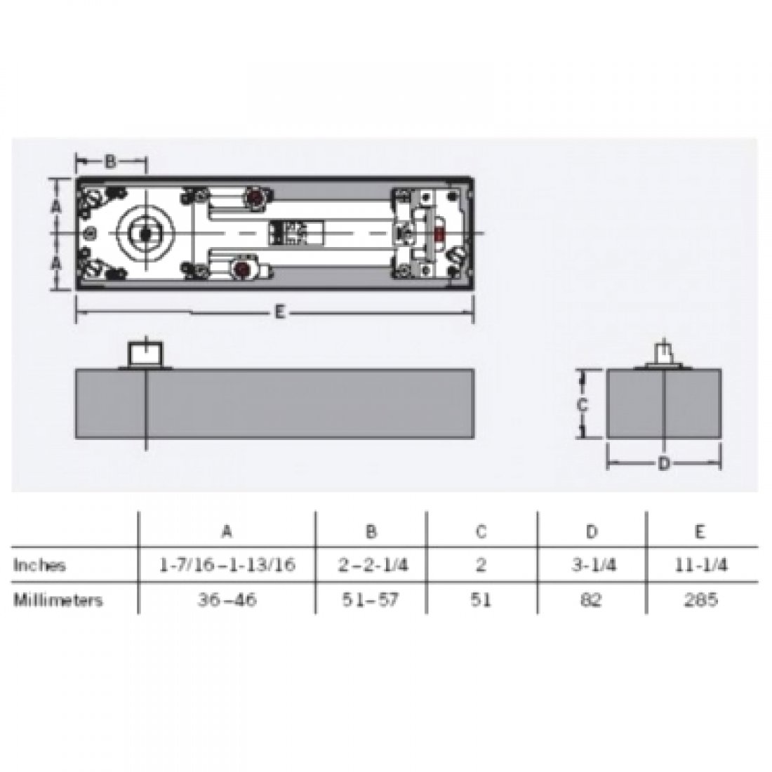 Доводчик Dorma bts75v